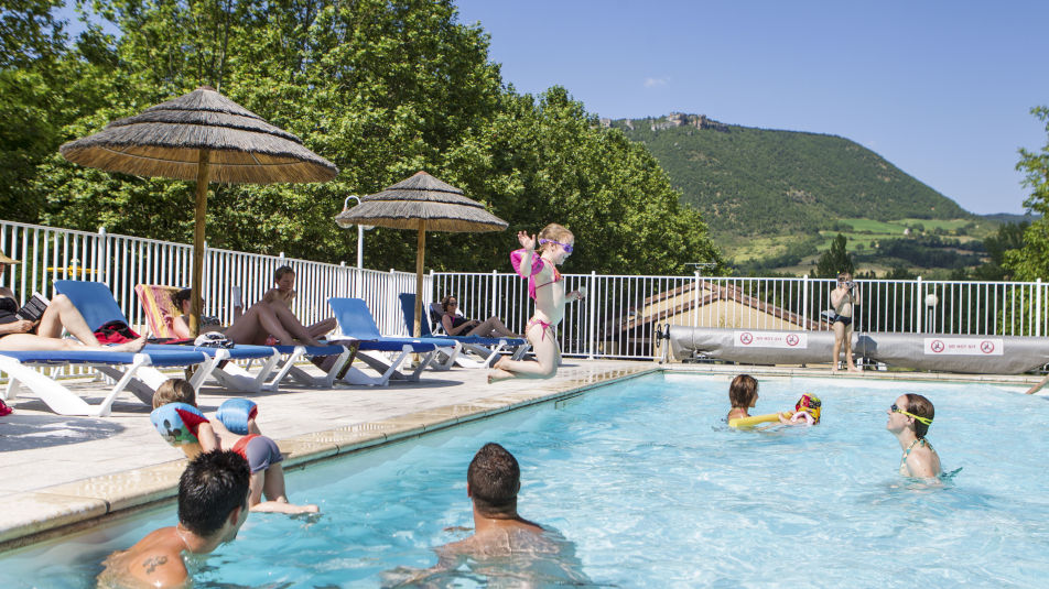 camping avec piscine Aveyron